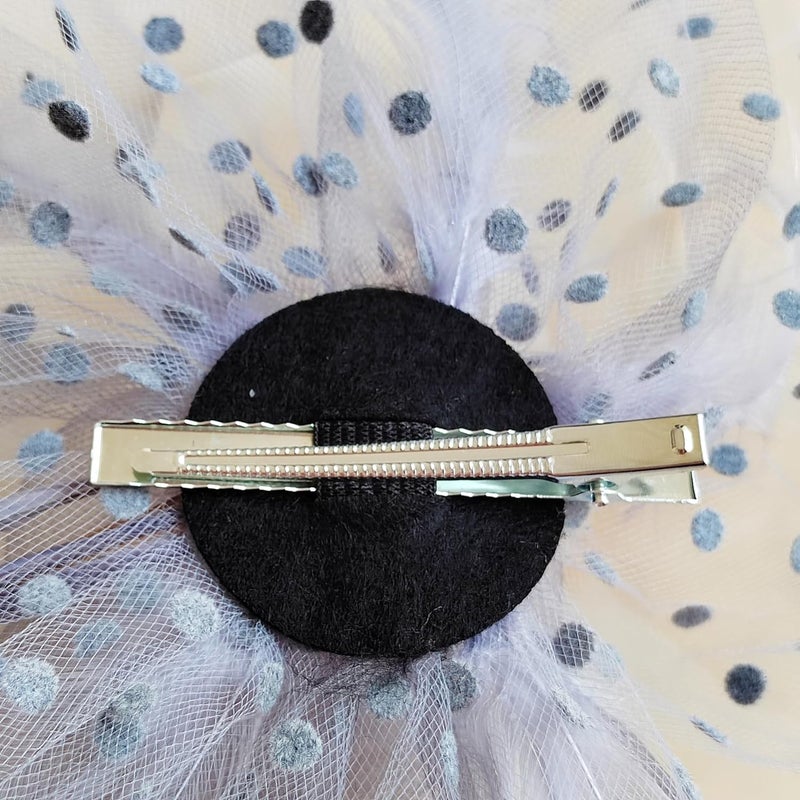 HIWIND Store Fascinators Hat Women Tea Party Headband Flower Cocktail Mesh Feathers Hair Clip Kentucky Derby Hat Wedding - Image 5